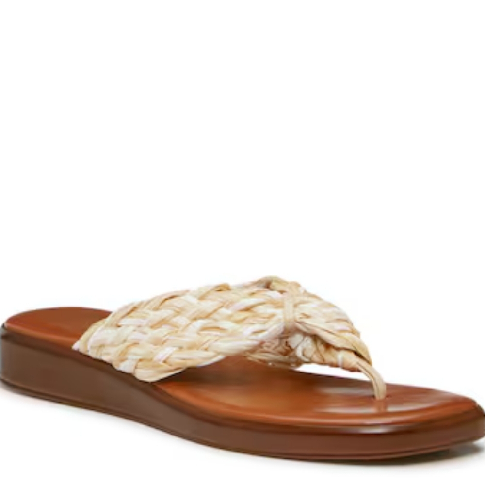 Italian Shoemakers Women's Nory White/Beige Sandals Size 11